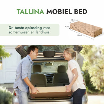 Futonbed van massief dennenhout 80x200